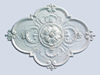 Silberling plafond ornament